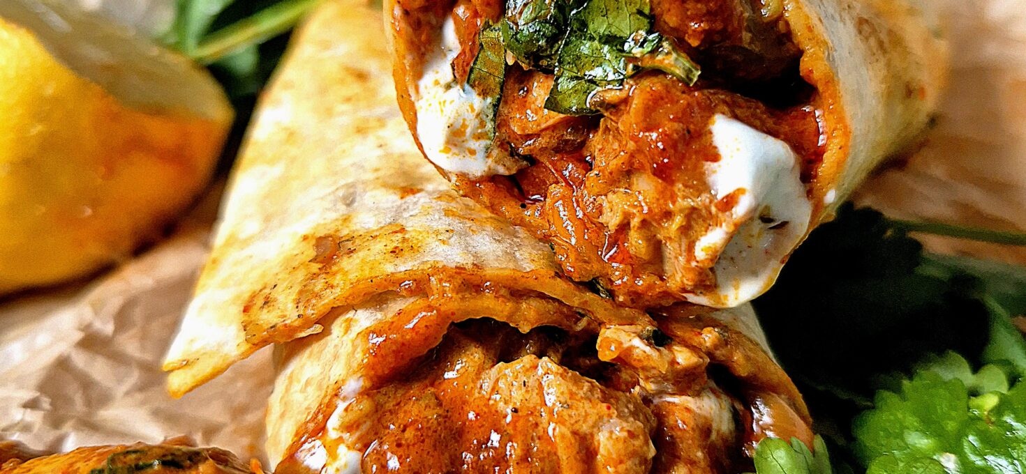 Chicken Tikka Fajita Wraps